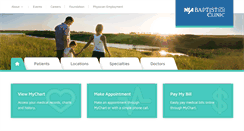 Desktop Screenshot of neabaptistclinic.com